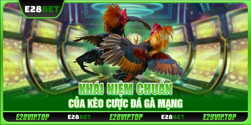 Khái niệm chuẩn của kèo cược đá gà mạng