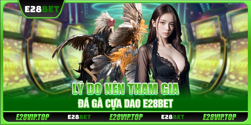 Lý do nên tham gia đá gà cựa dao E28BET