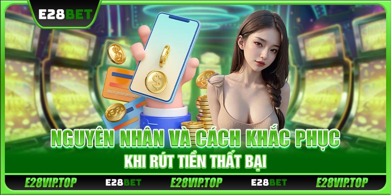 Nguyên nhân và cách khắc phục khi rút tiền thất bại