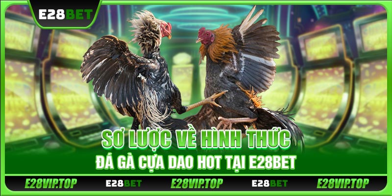 Sơ lược về hình thức đá gà cựa dao hot tại E28BET